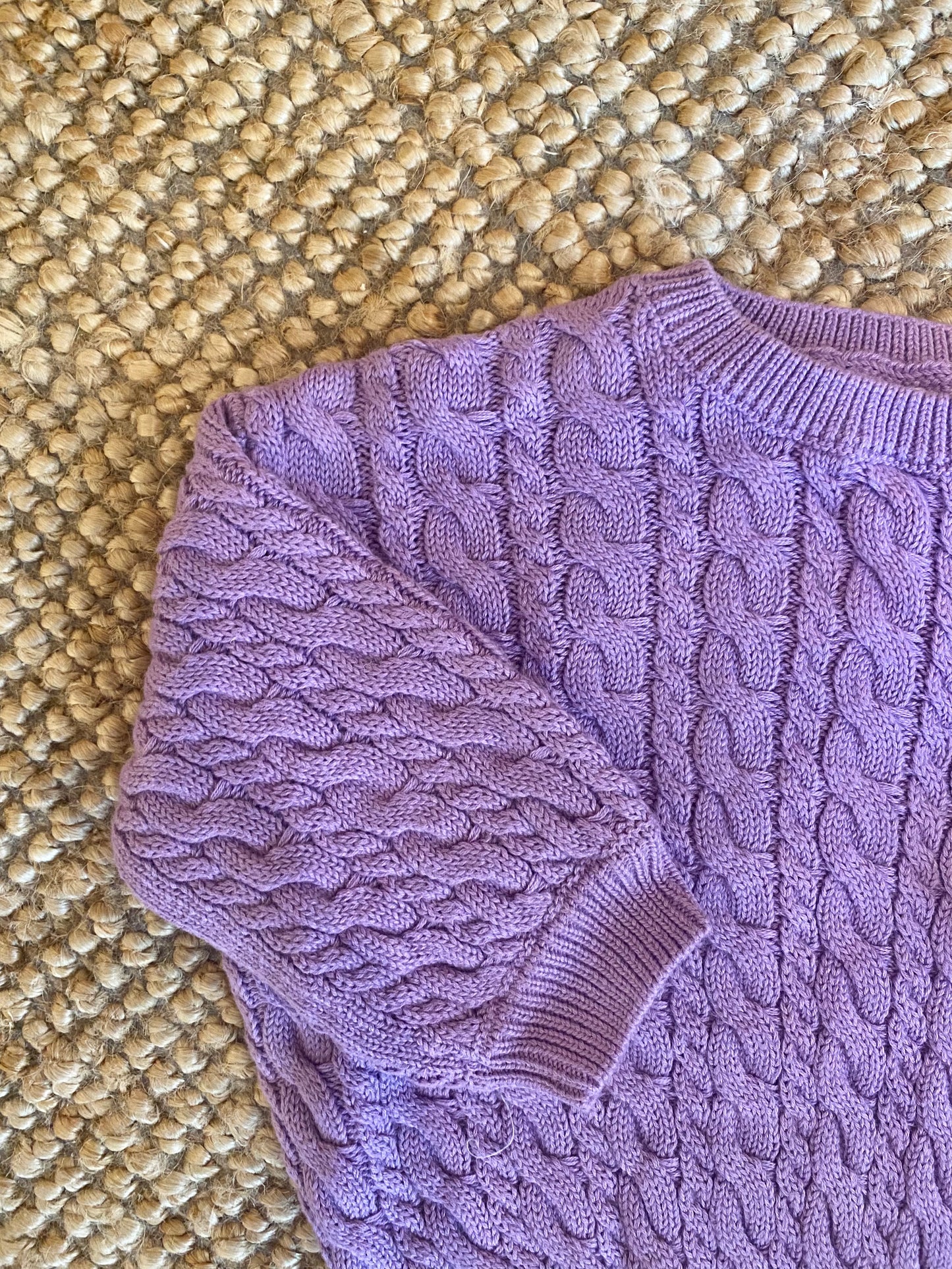 Cable Knit - Lavender