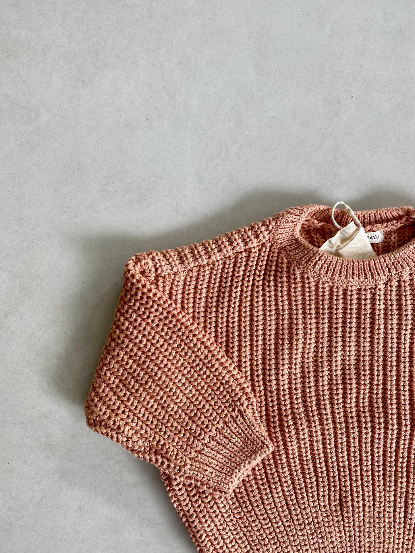 Chunky Cotton Knit - Rouge