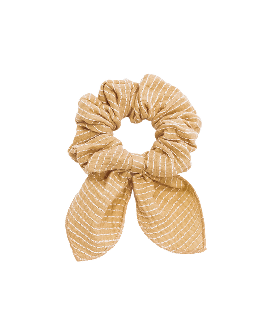 Scrunchie - Stripe Honey Bow